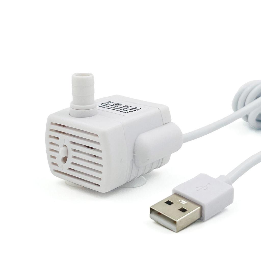 Фонтанчик для воды для питомцев с защитой от сухого хода и подсветкой - Насос постоянного тока 5В 1А для кошек