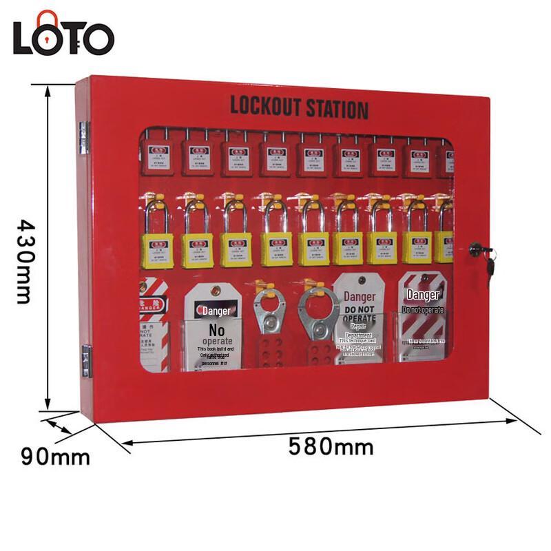 LOTO Wall-Mounted Safety Lockout Station