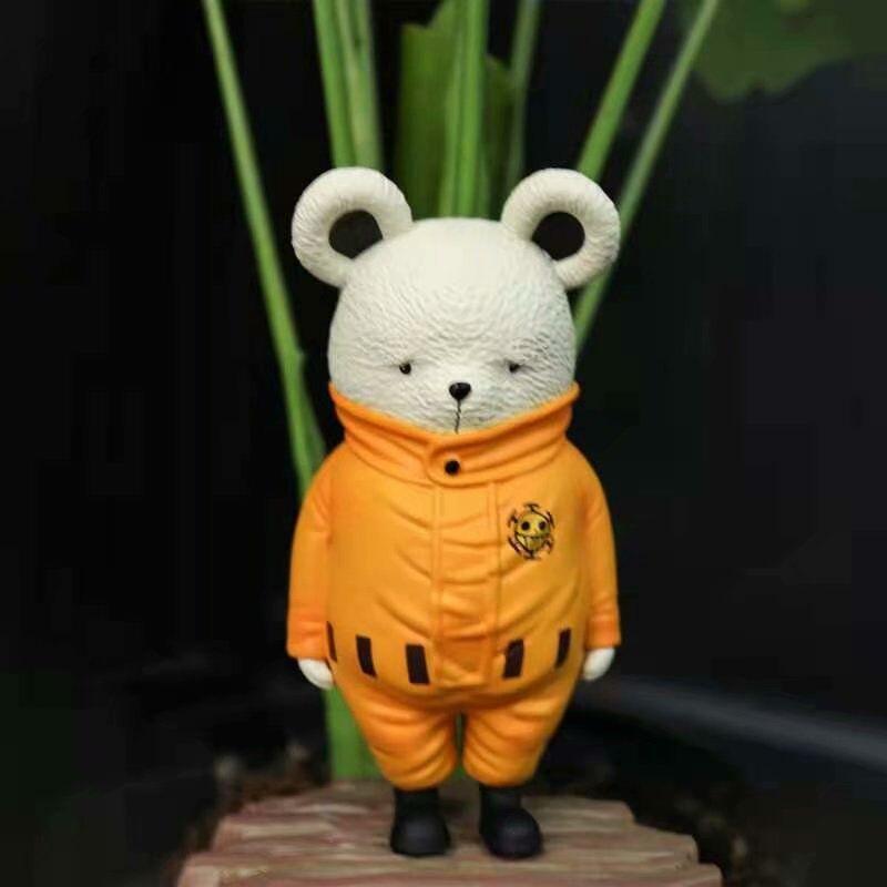 Anime One Piece Cartoon GK Apologize Bepo Standing Figures Statue Doll Desk Ornaments Birthday Gift