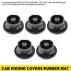5pcs Car Engine Covers Rubber Mat For Mercedes Benz Engine Cover Trim Rubber Mounting Grommet Accessories OE 6420940785