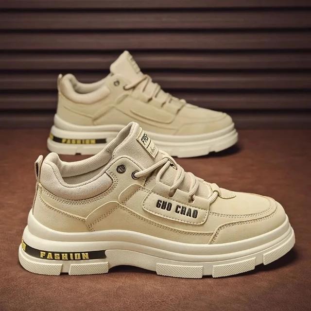 2024 Новые мужские дышащие кроссовки для бега на открытом воздухе, нескользящие, удобные, высокие, повседневные туфли, дизайнерская обувь на платформе, Zapatillas