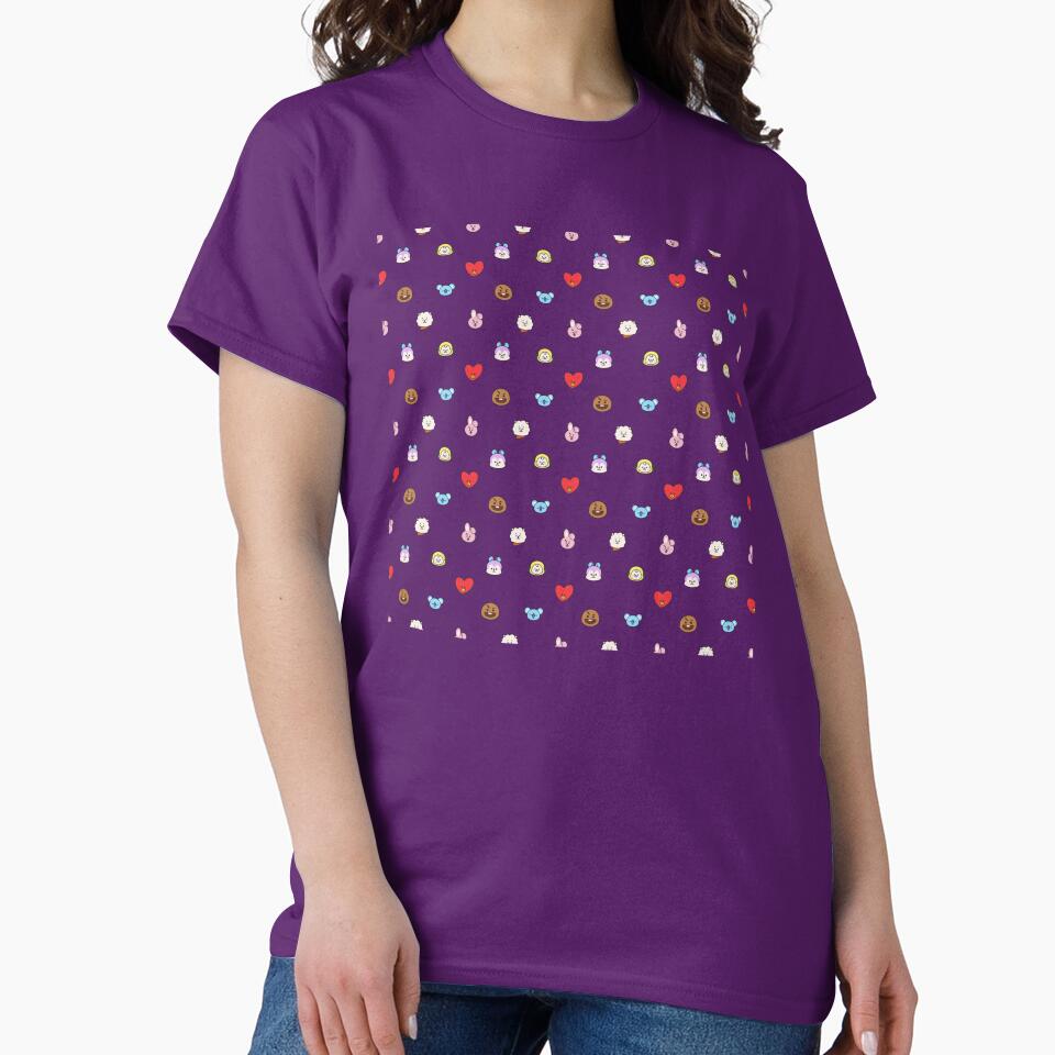 BTS cartoon confetti Classic T-Shirt
