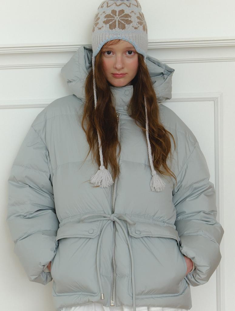 Cluny Cloud Hooded Puffer Duck Down Padding - Sora