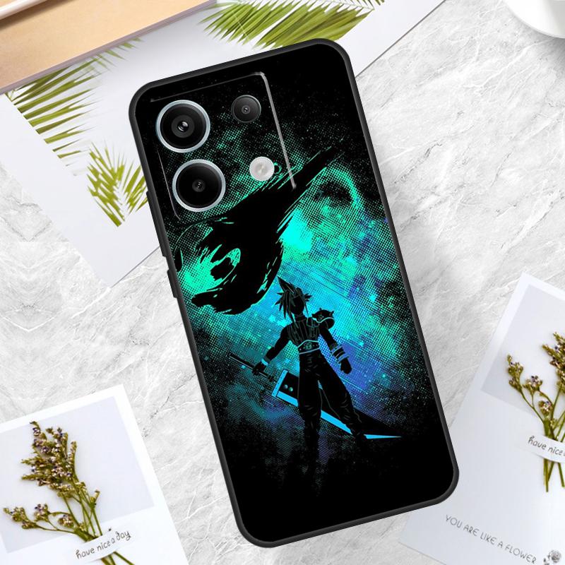 Чехол Final Fantasy VII для Xiaomi Redmi Note 13 11 8 9 10 12 Pro 12S 11S 10S 9S Redmi 13C 9C 10C 12C Funda