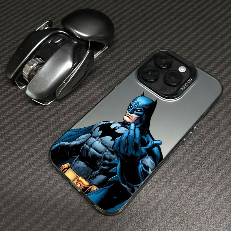 S-Supermans B-Batmans Phone Case For iPhone 11 12 13 14 15 16 17 Pro Max 16e 17E 17 Air Plus 13 Mini Shockproof Funda Back Cover