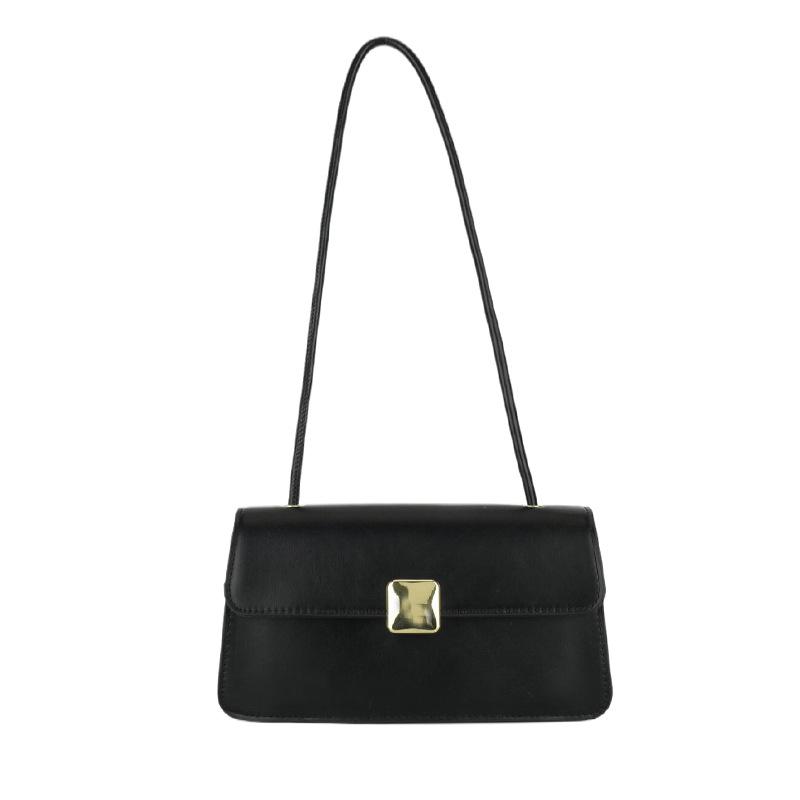 2024 корейская версия текстурированной небольшой квадратной сумки женская простая универсальная сумка для поездок на работу подмышкой сумка через плечо с нишевым дизайном