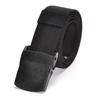 GoodsLand Elastic Belt with Stretch Nylon Work Large Men's Buckle, 35mm, 110cm, Buckle, Belt, Size, Fabric, GD-NOBIBEL-BK (8 Colors)