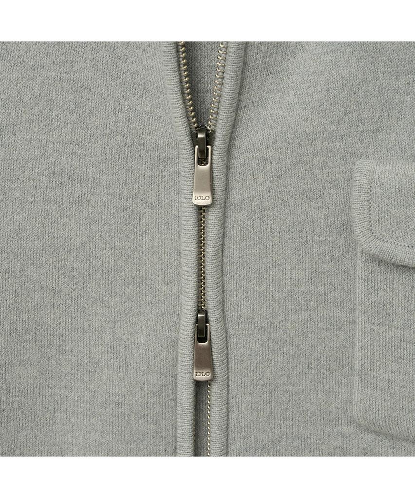 Iolo Half-Neck Knit Blouson_Gray