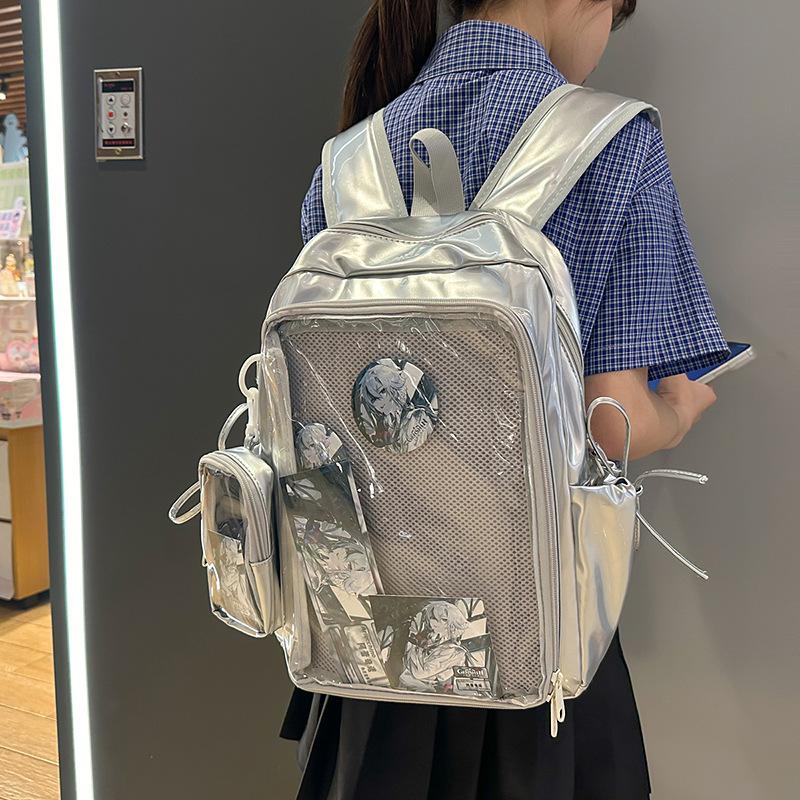 Прозрачный Большой Вместимости Mochilas Mujer Япония Ins Mochila Просторный Прочный Ita Bag Новый Модный Рюкзак Bolsa Feminina