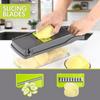 Vegetable Chopper Professional Mandoline Slicer for Kitchen Onion Cutter Multifunctional Food Chopper with Strainer Basket