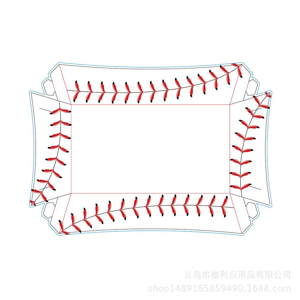 Суперкубок Мяч Принадлежности для вечеринки Футбол Баскетбол Бейсбол Футбольная вечеринка Декоративные столовые приборы Коробка для чипсов