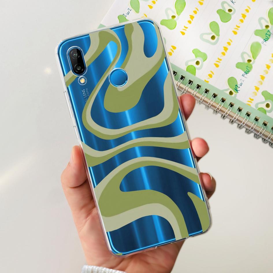 Чехол для Huawei P20 Lite Чехол Милый Астронавт Мультяшный Тонкий Прозрачный Мягкий Силикон Задняя Крышка Телефона Для Huawei P20Lite ANE-LX2 Funda