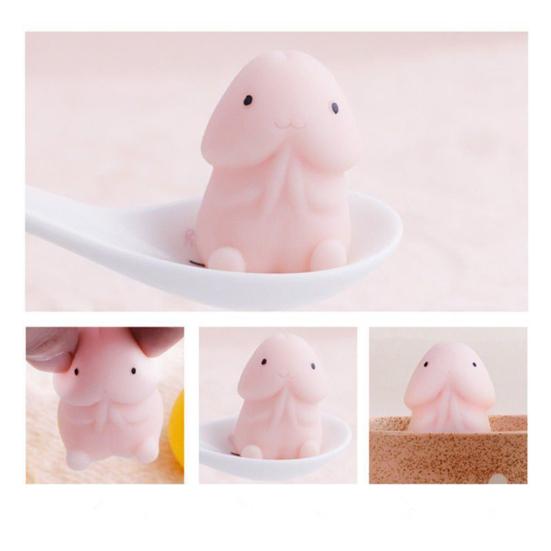 Kawaii Cute Soft Mochi Penis Boob Breast Squ-ishy Focus Squ-eeze Funny Joke Gift