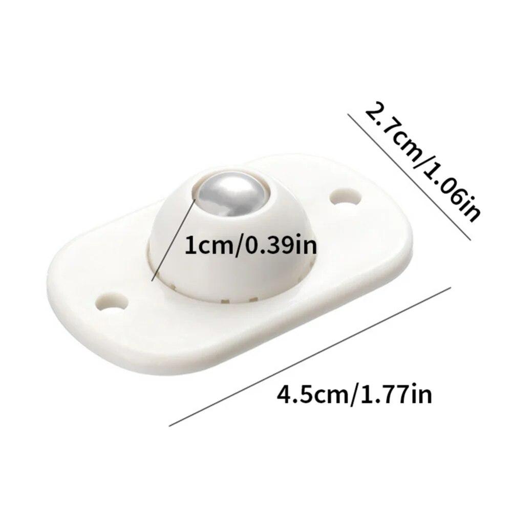 4 шт. набор, универсальный шкив, самоклеящиеся роликовые колеса, ящик для хранения мебели, липкий шкив, колеса шарикового типа, прилипающий шкив