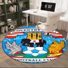 1PC round rug Newcastle United Crest Printed Round Area Rug ,Rug For Home Office, Round Chair Rug, Decorative Carpet Fan gifts Christmas gift