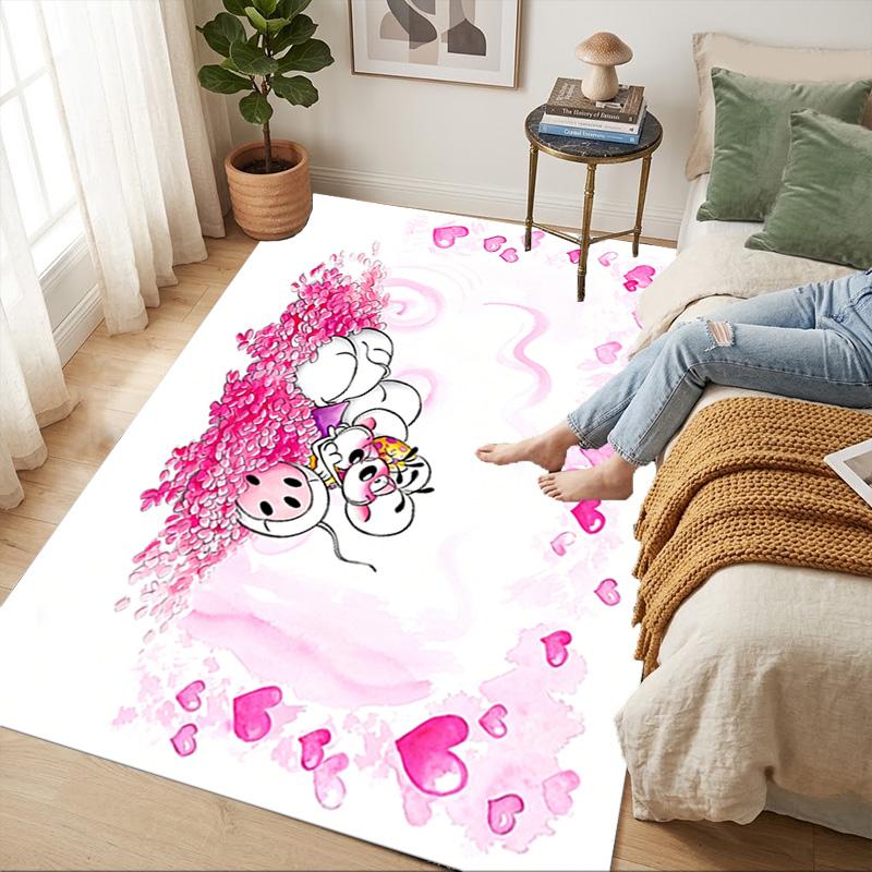 Unicorn Love Living Room Nonslip Area Rug Soft Carpet For Bedroom Game Playroom Sofa Office Home Decor Doormat Christmas Gift C926566