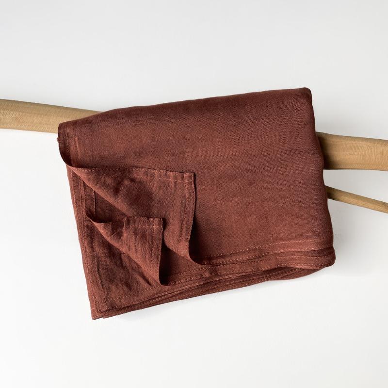 Summer Cotton and Linen Scarf Solid Color Simple Sunscreen Shawl Women's High-end Silk Scarf Yarn Headscarf