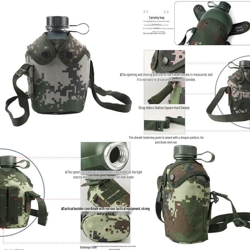 Кемпинговая военная фляга Xin Ke Dun 1 л
