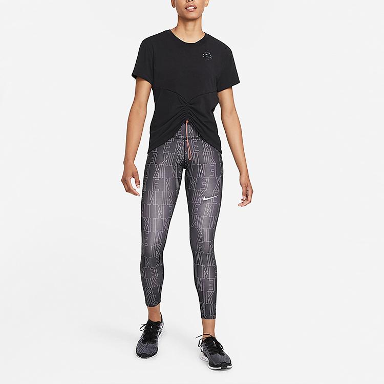 Nike Running T Shirt Women's Black (Unisex) Running T-Shirts DD5316 010