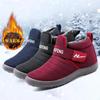 2023 Winter Men Shoes Snow Boots Loafers Warm Fur Ankle Boots Shoes Men Sneakers