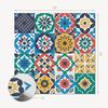 Set of PVC Tiles with Pattern for the Living Room Self-Adhesive Mosaic Patterns in a 9x30x30 cm Layout