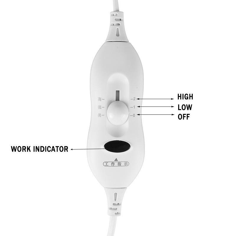 Зимнее электрическое одеяло 110 В/220 В, более толстый обогреватель, двойное теплое одеяло для тела 150x120 см, одеяло с подогревом, термостат, электрическое отопление
