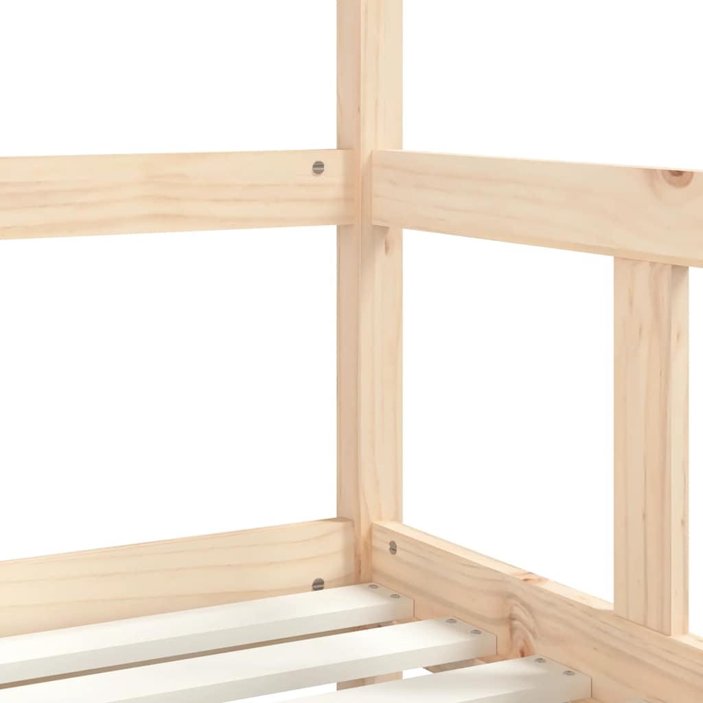 Kids Bed 70 x 140 cm Solid Pine Wood