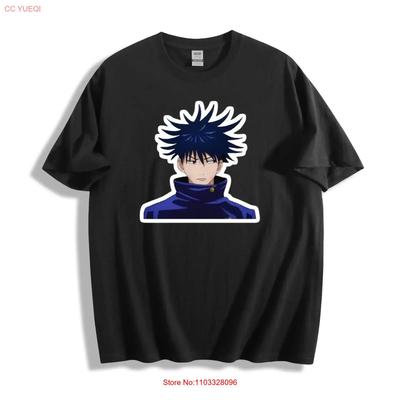 Jujutsu Kaisen Фушигуро Мегуми Футболка Аниме Дизайн Персонажа винтажный Стирка мужская дизайнерская одежда Стильная Унисекс