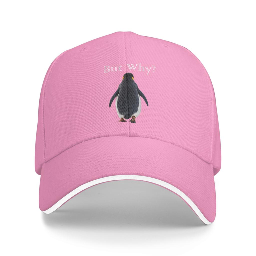 Nihilist Penguin But Why Head Towards The Mountains Casual Baseball Cap Outdoor Gym Trucker Hat Summer Men Retro Snapback Cap