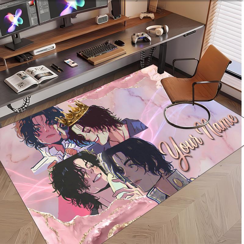 Personalized Crystal Velvet Carpet Michael Jackson Pattern Non Slip Floor Rug
