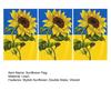 1/2/3Pcs 12" X 18" Sunflower Flag Patriotic Ukrainian National Flag Double Sided Garden Burlap Banner Decoration for Outdoor Home Yard Patio Decor