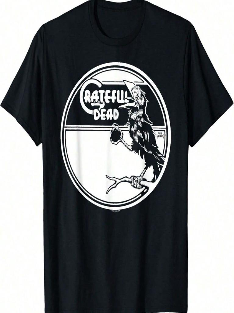 Винтажная футболка группы Grateful Dead Wake Of The Flood с лейблом Crow