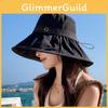 Outdoor Sun Protection Hat For Women Large Brim Stylish Summer Summer Hat With Drawstring
