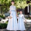 Qiz Hanfu qadimiy kostyum bolalar Xitoy uslubi kichkina qiz kiyimi Tang liboslari malika yubka milliy kostyum bolalar