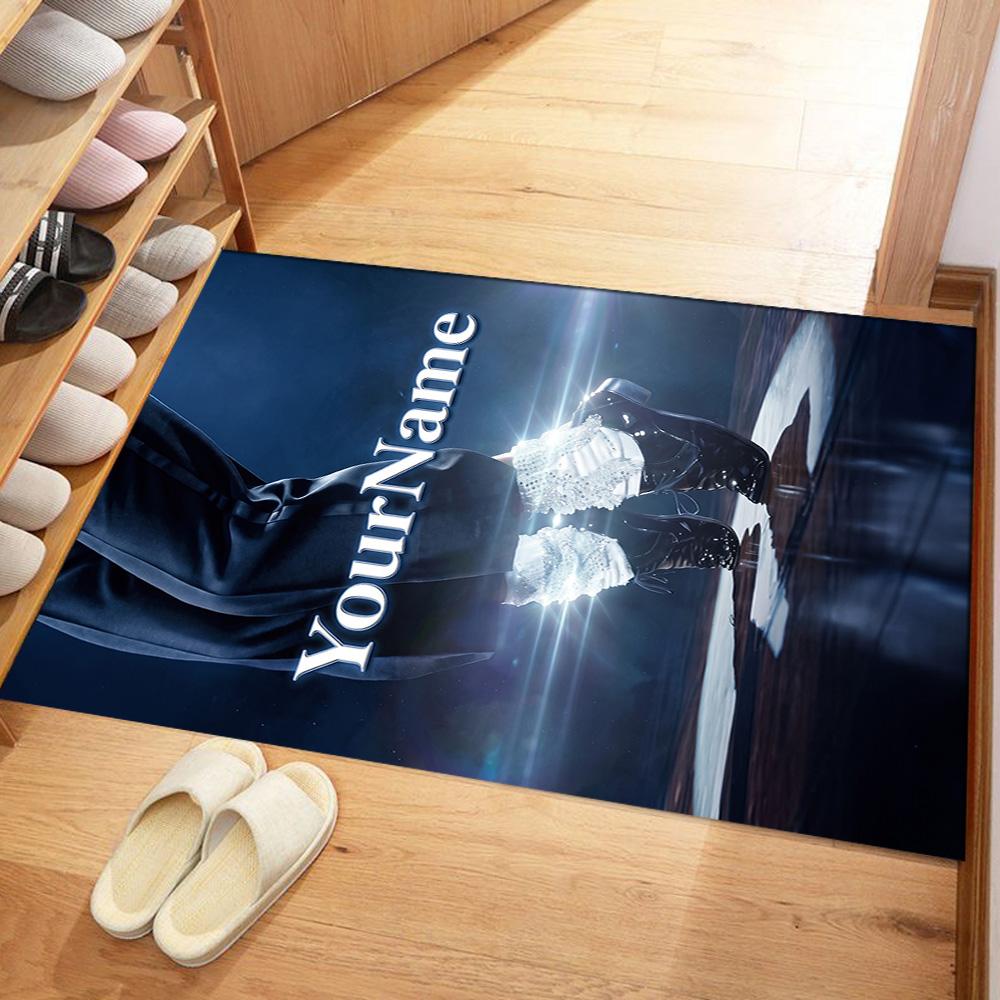 Michael Jackson 153 Personalized Name Floor Mat Design for Entryway Dining Room Hallway Decorate room Antislip Carpet Office home decor