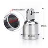 2 Pieces Boat 1" Bimini Parts Accessories Marine 316 Stainless Steel Slip cap Boat  Fittings Marine Hardware yacht
