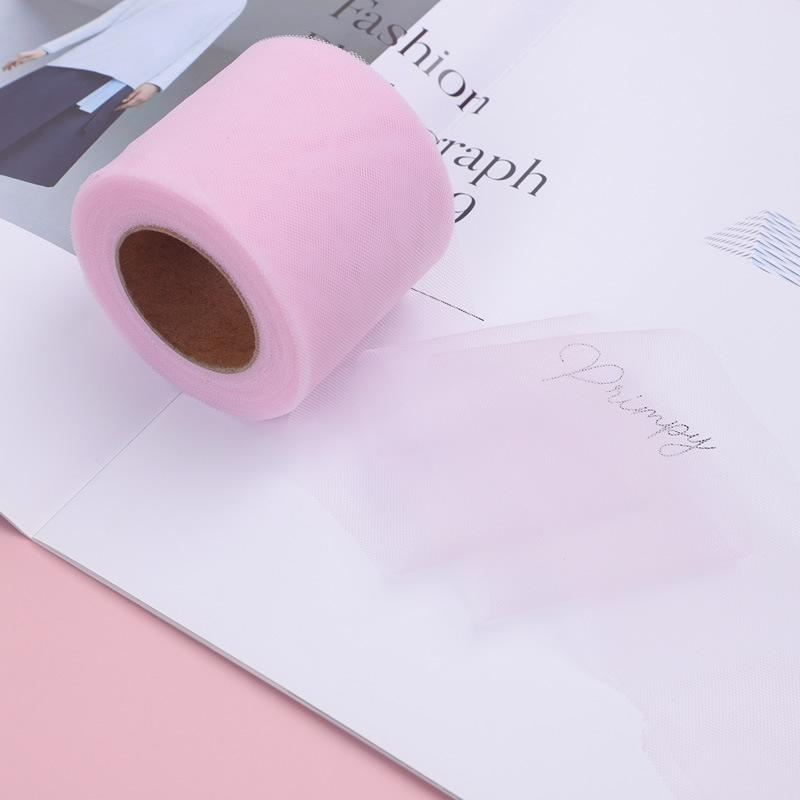 10-ярдовая органзовая лента с волнистым краем и дизайном «рыбий хвост» для свадеб и подарков