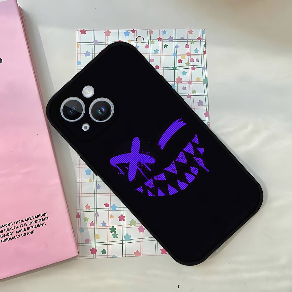 Чехол для телефона D-Devils-faces-S Для IPhone 1716 15 14 13 Pro Max 11 12 Mini X Xs XR Черный Силиконовый Чехол