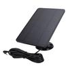 Security Camera Solar Panel Energy Saving High Effciency 4W Solar Panel Charger with Bracket for Outdoor Black
