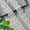 White Lace Handmade Beads Embroidery Barcode Clothing Window Decoration Home Accessories Barcode Lace Accessories