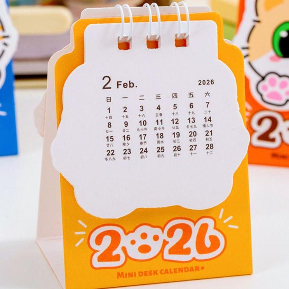 Portable Coil Calendar Mini Daily Planner New Schedule Planner Office Desk Accessories