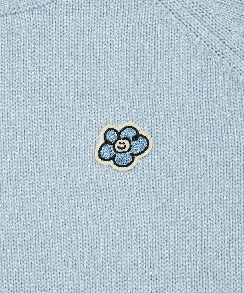 WACKY WILLY Women'S Lily Patch Color Block Pullover Blue