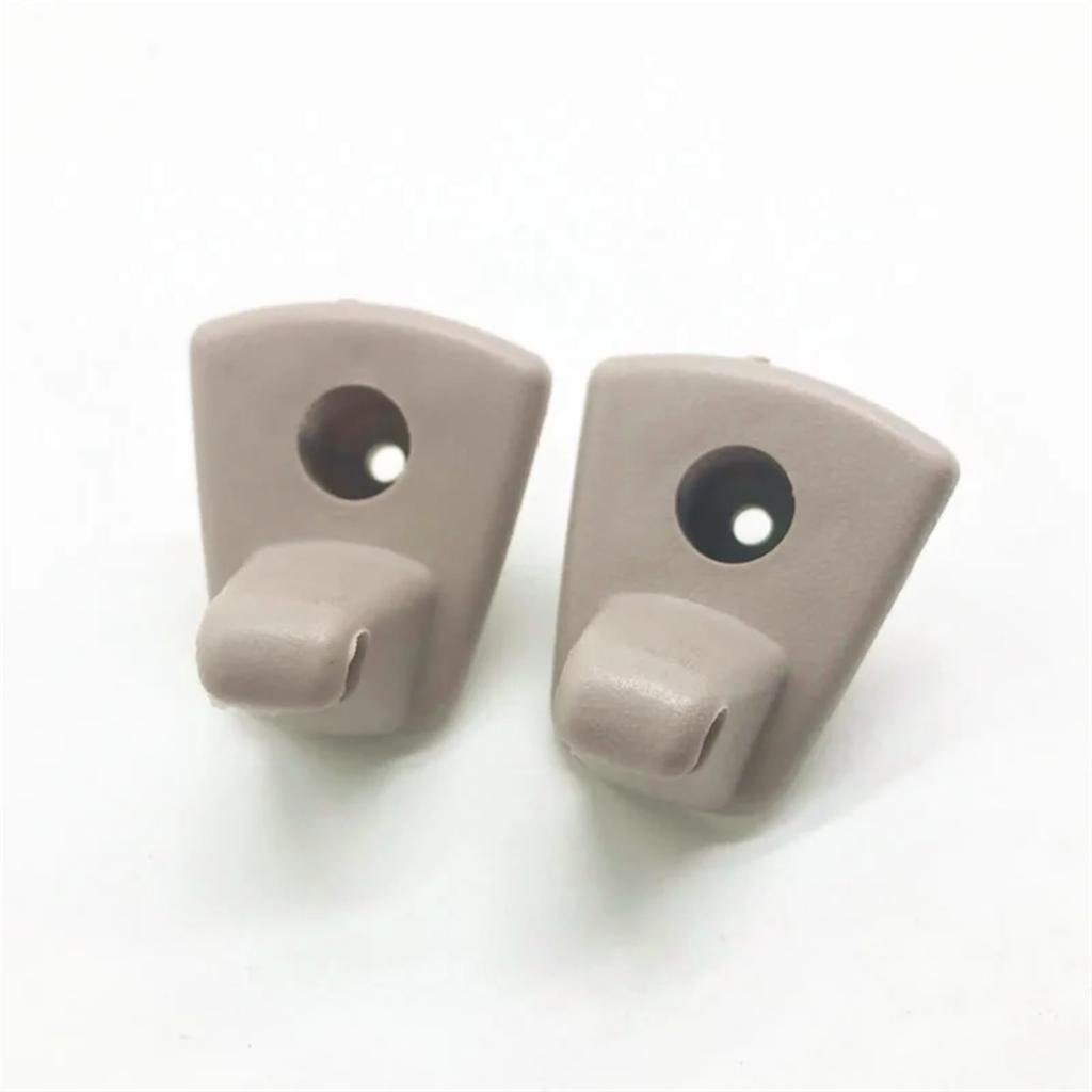 MKVAXR 2 Pcs Sun Visor Replacement Clips, New Beige Car Sun Visor for Chrysler, 300 300C, Dodge, Charger Magnum