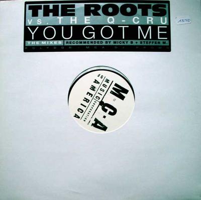 12-дюймовая пластинка ROOTS, Q-CRU - You Got Me (Миксы) НЕТ MCA Records Германия Танцевальная и Электронная Б/У