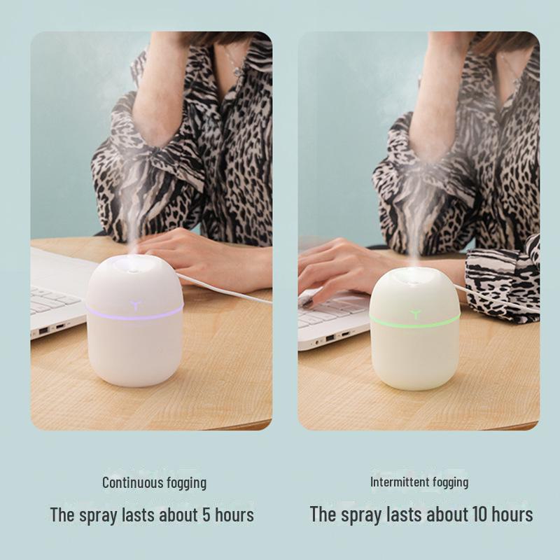 Мини-увлажнитель воздуха в форме пасхального яйца с USB-портом — портативный бесшумный увлажнитель для дома, офиса, автомобиля с большой производительностью.