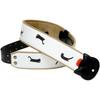 Straps 6cm YOJINEKO MILK WHITE RightOn! Guitar/Bass Strap, Wide, 96.5-146.5cm Long,