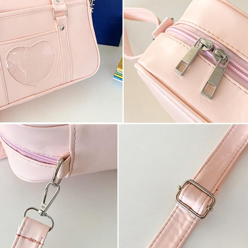 Женская сумка Ita Bag, сумка через плечо в форме сердца, вместительная сумка-мессенджер, модная сумочка, кошелек, сумка через плечо, японская школьная сумка.