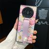 Применимо к складному мобильному телефону Huawei Mate X1 Чехол-книжка Honor magicV1 Защитный чехол от падения matex1 Масляная живопись Цветок На запястье с
