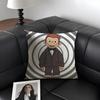 CCurious GGeorge Cartoon Cushion Cover Natural Linen Organic Fabric DoubleSided Printing Sofa Home Decor Gift Pillow Case
