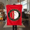 1PC Feyenoord Patterned Flannel Blanket Suitable For All Seasons for Home Decor Warmth and Comfort Gifts Holiday Present